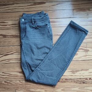 LOFT Gray Skinny Jeans with Stretch